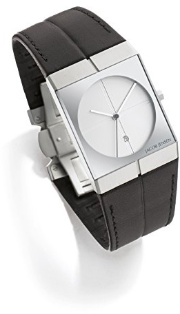 Jacob Jensen HerrenArmbanduhr Analog Quarz Leder 232