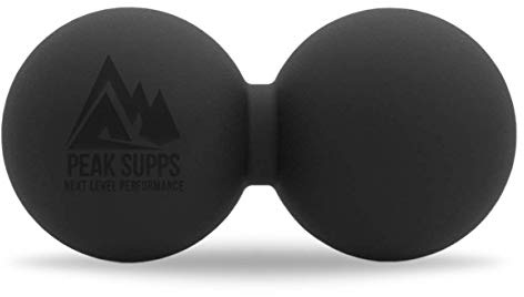 Peak Supps Peanut Massage Ball - Double Lacrosse - Trigger Point Deep Tissue