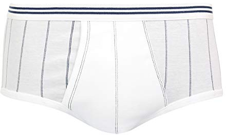 Eminence - Slip Taille Haute Ouvert Mercerisé - 100% Coton Peigné - Maille Aérée - Maintien Optimal, Coupe Confort - Label Oeko-TEX® Standard 100