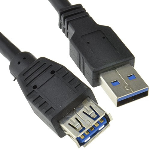 kenable USB 3.0 SuperSpeed Extension Cable Type A Male to Female Black 3m Long