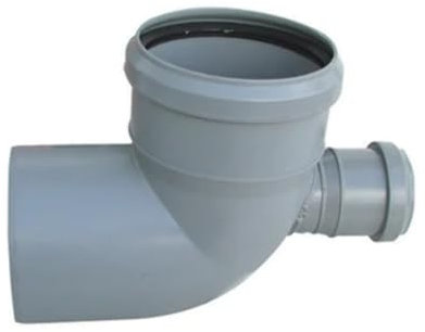 Valsir Curva per Scarico WC HTB Attacco Frontale a 87° 30' 110/50mm, Multicolore, Standard