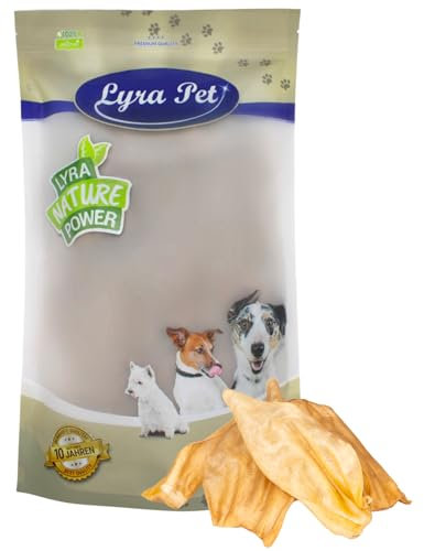 Lyra Pet® 100 Rinderohren ca. 2 kg Leckerli 2000 g Hundefutter wie Pansen/Einheit = 1St