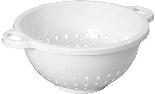 Chef Craft, 5-Quart, Deep Colander, White, 11 by 5 inch