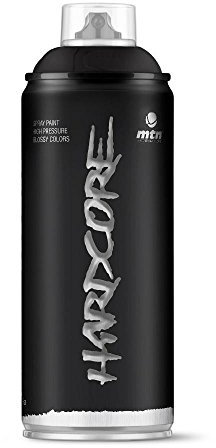 MTN Montana Colors Hardcore Satin Schwarz, Spray 400ml