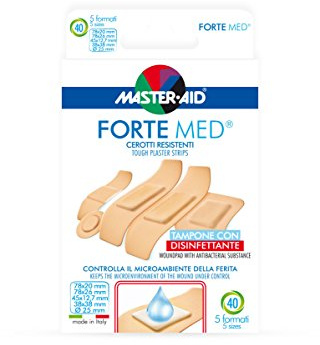 Master Aid Forte Med Strip 40 Pezzi 5 Formati
