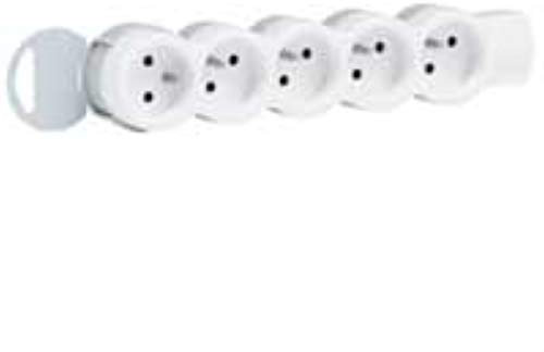 Legrand LEG50060 Steckdosenleiste standard mobil, 5 x 2p t zu verkabelnde Bereiche problemlos
