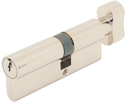 Sterling Locks ETN5050V Euro Profile Thumbturn Cylinder, Nickel, 50 x 50 mm