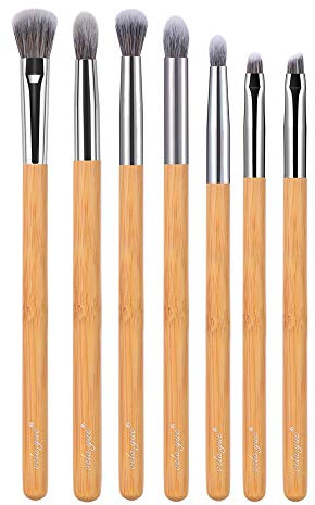 Vela.Yue Brochas para Maquillaje de Ojos Precisión - Kit de Pinceles para Sombras, Delineado, Difuminado