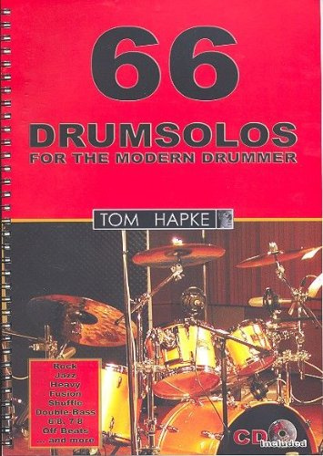 Tom Hapke: 66 Drumsolos For The Modern Drummer. Für Schlagzeug