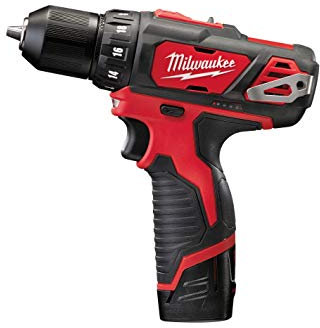 Milwaukee M12 BDD Bohrmaschine, elektrisch, kabellos, 12 V/2 A, selbstspannendes Bohrfutter