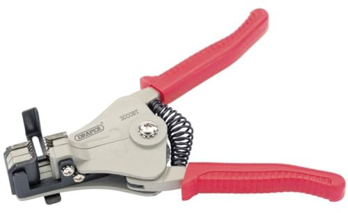 Draper 38275 Automatic Wire Stripper, 1mm-3.2mm Ø, Red