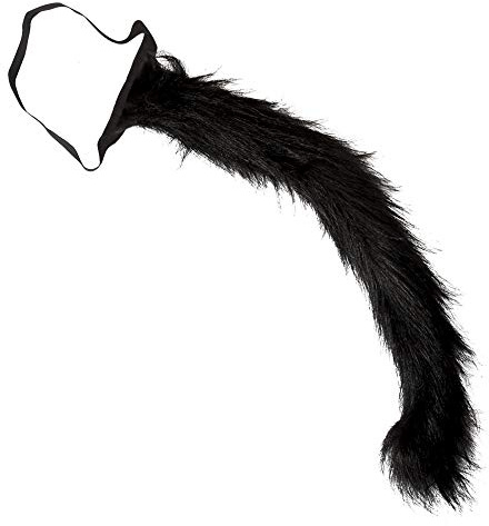 W WIDMANN MILANO Party Fashion - Modellierbarer Tierschwanz aus Plüsch | Accessoire, Kostümzubehör für Tierkostüm, Karneval und Mottoparty