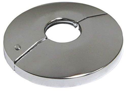 CORNAT TEC317024 15 mm x 1/4-Inch Brass Hinge Rosette - Chrome