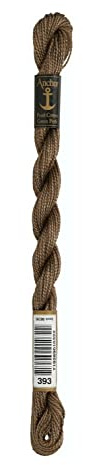 Anchor Stickgarne, 100% Baumwolle, Ombra, Stärke 5, 21m, 4585000-00393