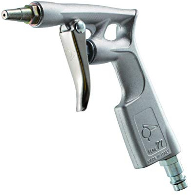 Schneider Ausblaspistole AP-BM-SN Mit Stecknippel für Schnellkupplung, Handliche Pistolenform, mit kurzer Standarddüse max. Druck 12 Bar, Legierter Stahl