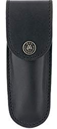 Max Capdebarthes 13312 Etui « S100 », Cuir Noir, Port Horizontal/Vertical pour Couteaux de 11/12 cm de Manche.