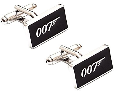 5starwarehouse® James Bond 007 Cufflinks in Gift Box Cuff Links Storage Gift Box Jewellery Display Case
