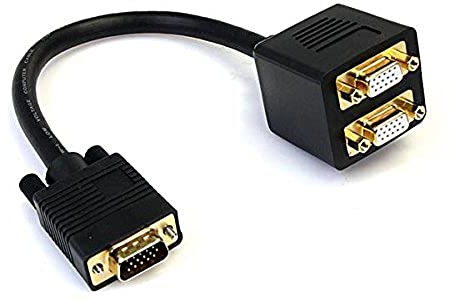 StarTech VGASPL1VV - Cavo Splitter Video VGA a 2 VGA da 0,3 m, M/F