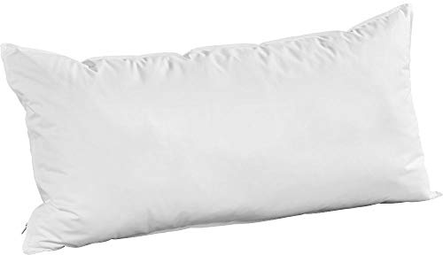 Badenia Trendline Kopfkissen Comfort mit Baumwollbezug, 60 x 40 cm, weiß, Öko-Tex zertifiziert, produziert nach deutschem Qualitätsstandard