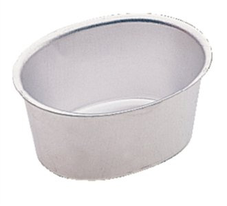 20 Restauration E071 Ramequin, ovale, en aluminium, profondeur 38 mm