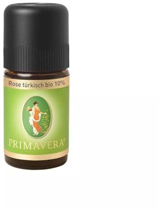 PRIMAVERA Ätherisches Öl Rose türkisch bio 10% 5 ml - Aromaöl, Duftöl, Aromatherapie - harmonisierend, stimmungserhellend, stärkend - vegan