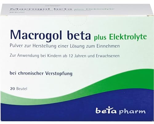 Macrogol beta plus Elektrolyte Pulver, 20 St. Beutel