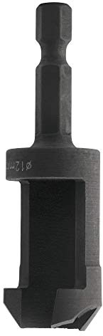 Trend Snappy Tube Plug Cutter 12mm, Tool Steel, Quick Release | Creates Consistent Timber Plugs For Clean, Accurate Joinery With Quick Release And Tool Steel Durability, SNAP/PC/12T