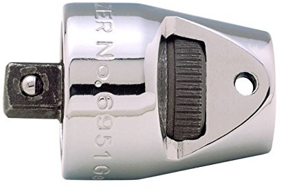Bahco 6951 Ratchet Adaptor with 60 Teeth/6 Degree Action Angle, Grey, 1/4-Inch