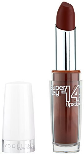 Maybelline New York Make-Up Lippenstift Super Stay 14h Lipstick Lasting Chestnut / Elegantes Braun mit 14 Stunden Halt, 1 x 3,5 g