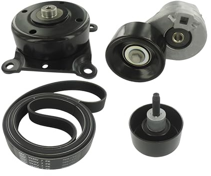 SKF Keilrippenriemen mit Flüssigkeitsreibungskupplung VKMA 34071 - Satz - Höhe 106 mm Länge 330 mm Breite 141 mm - OE-Qualität | Kompatibel mit: FORD TRANSIT Bus, TRANSIT Kasten, TRANSIT Pritsche/Fahrgestell
