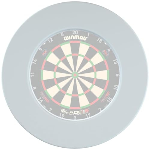 Winmau Plain White Dartscheibe Surround Suitable for All Winmau Bristle Dartboards