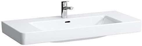 Laufen Eingebautes Waschbecken Pro S unter 1050 x 460 ohne Hahnloch weiß 8139660001091