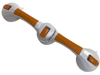Drive Medical 13084-3 - Maniglia doppia a ventosa, girevole, con indicatore cromatico, 30,48 cm