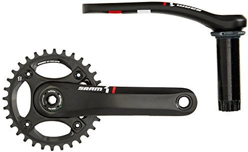 Sram Kurbelgarnitur 2286434437-Kurbelgarnitur, schwarz, 17.5x17.5x3cm, 00.6118.262.003