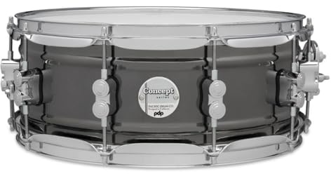 Pacific Drums Concept Series Metal Snare, 14 x 5.5, Black Nickel Over Steel