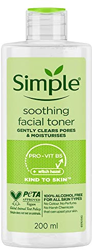 Simple Kind to Skin Tonique apaisante pour le visage 200 ml