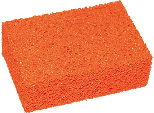 HAROMAC Schwammgummi/Fliesenschwamm Made in Germany, 150x100x50mm, für Fliesenreinigung, EXTREM saugstark, Schwamm, Reinigen, Fliesenlegerbedarf