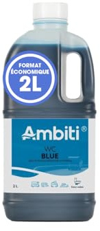Nettoyant Réservoir WC 2L Chimique Camping Car Désodorisant Toilette Chimique Camping Accessoires Entretien Réservoir Déchets Caravane Camper Bateau Anti Odeur Parfum Tropical Piña Colada