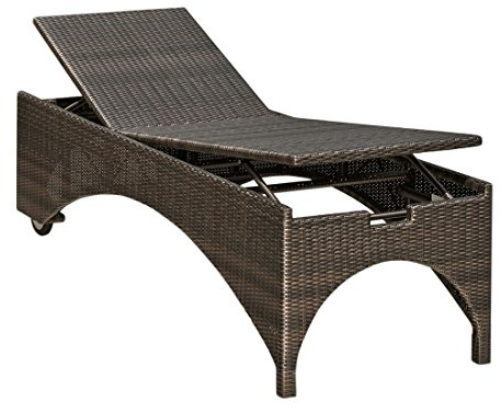 Destiny Gartenliege Bolivar HIGH verstellbar 200x71x55cm ohne Auflage, Bronze
