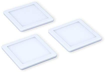 kalb Material für Möbel LED Unterbauleuchten Küchenleuchte Küchenleuchten Panel Unterbauleuchte Küche, Auswahl:3er SET, Lichtfarbe:neutralweiß