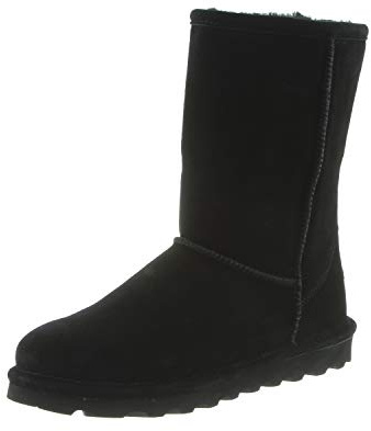 Bearpaw Dam Elle Short slip-on stövlar, svart, 39 EU