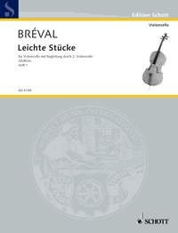 Easy piece: cello with accompaniment durch 2. cello. Partition d'exécution.