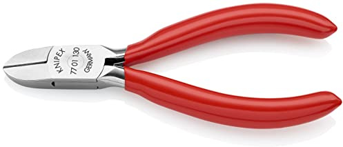 KNIPEX Elektronik-Seitenschneider mit Kunststoff überzogen 130 mm 77 01 130 EAN