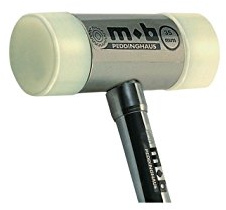 MOB Outillage 0352400510 Maillet en Plastique ø 40 mm avec manche tubulaire