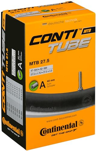 Continental Fahrradschlauch MTB 27.5 AV 40, 0182331, Schwarz