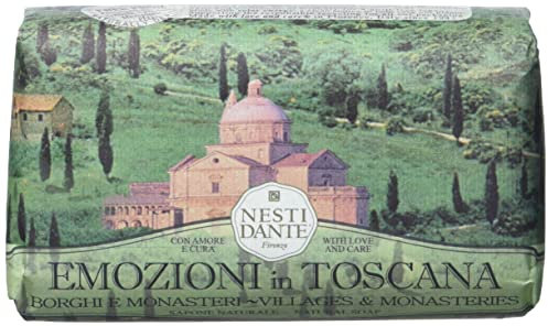 Nesti Dante Seife Emozione (Duft Weihrauch, feste Seife, Handseife aus natürlichen Inhaltsstoffen, 250 g) 664401