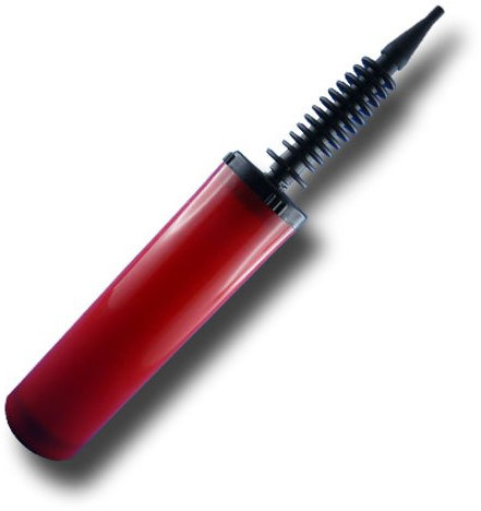 Party Luftballonpumpe mit Doppelzug, Rot, 1 Stück, Ballonpumpe, Allgemeine Feier, Alle Altersgruppen, alle