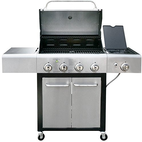 Allgrill Gasgrill Festival, 4-flammig, schwarz-Edelstahl