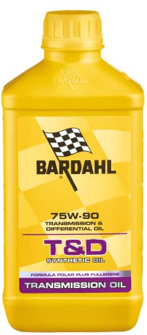 Bardahl 425140 - Lubrificante Sintetico Total Driveline T&D 75W90, Olio Trasmissioni Differenziali, 1 Litro, Maggiore Efficienza della Trasmissione