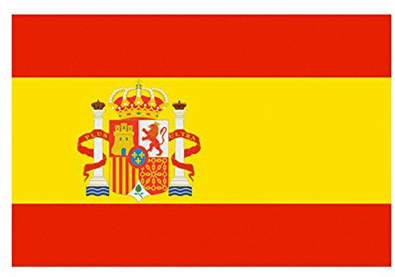 Taffstyle® Fanartikel Fussball Weltmeisterschaft WM & EM Europameisterschaft 2016 Länder Flagge Fahne 150cm x 90 cm mit Metallösen - Spanien